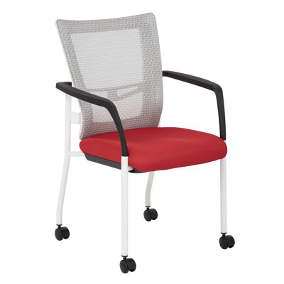 Chaise de salle d'attente en filet 25 po Pierro avec structure en métal Pierro