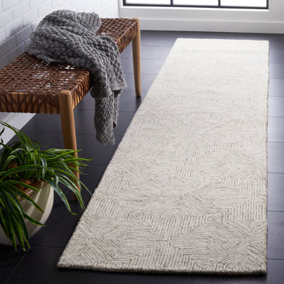 Tapis abstrait gris / ivoire Aniek 425