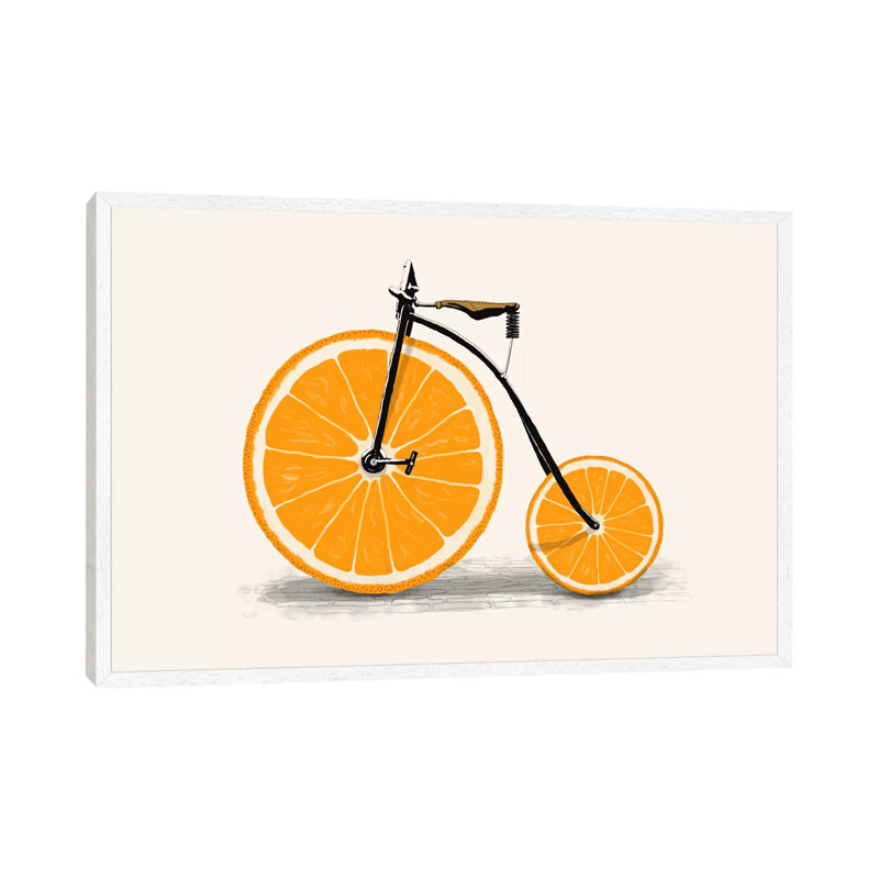 Vitamin - Floater Frame Print on Canvas, 66.04 cm H x 45.72 cm W, White Framed