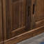 Bibliothèque entièrement en bois massif