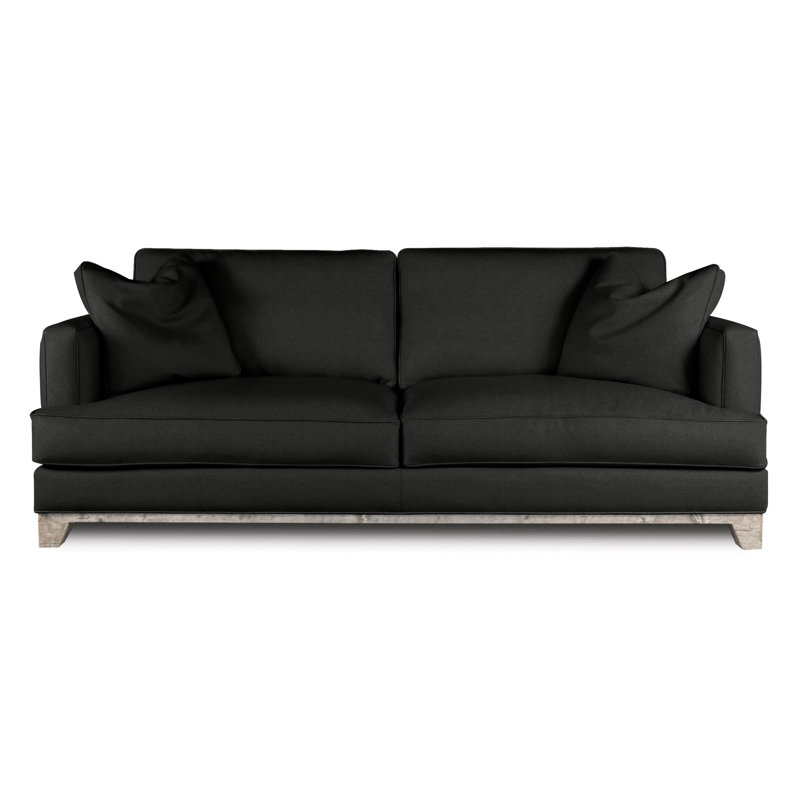 Lucia Leather Sofa, Desert (Longhorn), Espresso