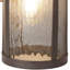 Lanterne murale d'extérieur 1 lumière finition bronze