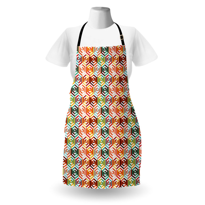 Geometric Bib Apron