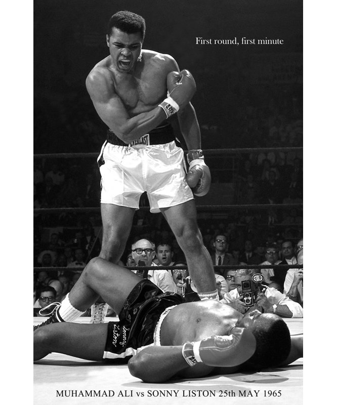 Muhammed Ali, H 18 po x l 12 po