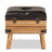 Drewie Faux Leather Ottoman