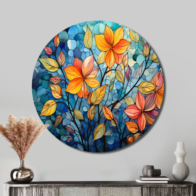Romain - Abstract Round Metal Art