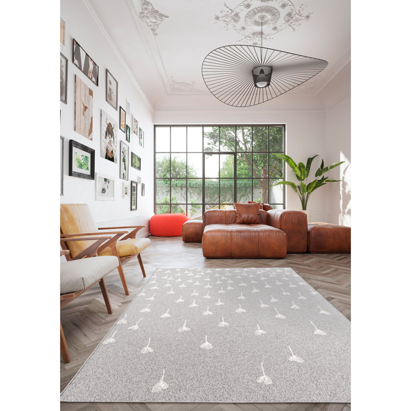 Laboy Floral Indoor / Outdoor Area Rug, Rectange 80 x 150cm