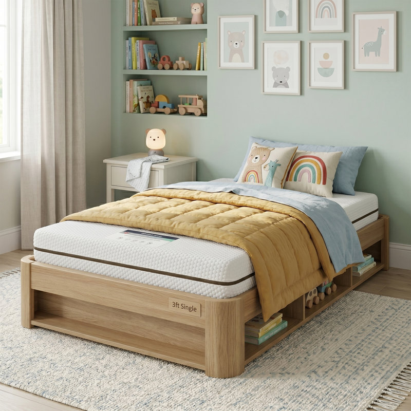 Thrive Kids Viscotherapy Foam Mattress, Single (3')