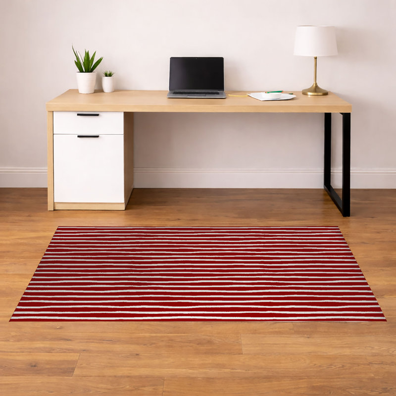 Tapis de bureau léger Spinal Row, 36" W x 24" D, Cranberry Red