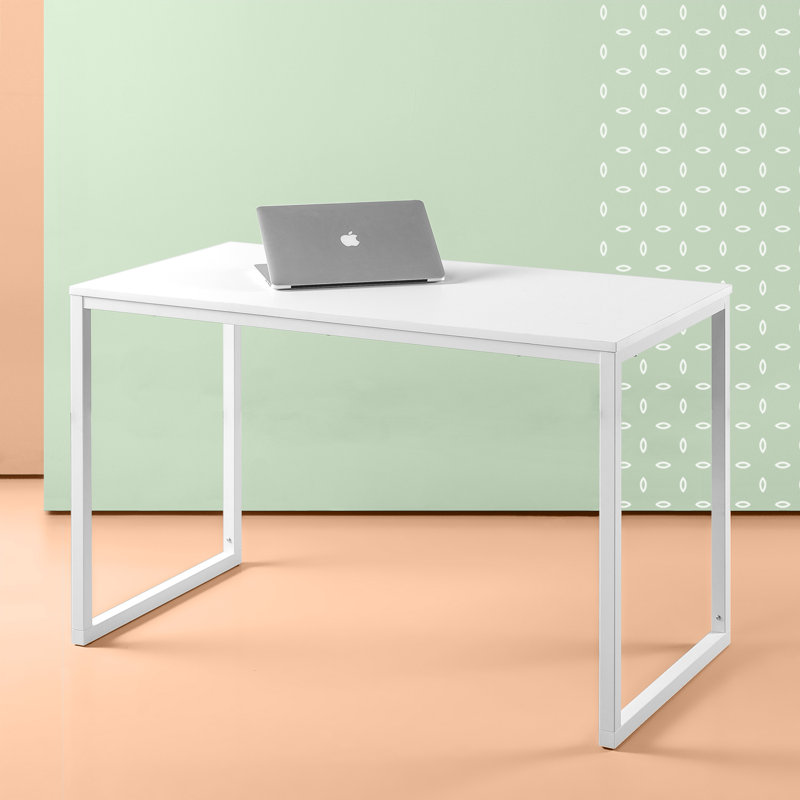 Bureau Santrell, H 29 po x l 47 po x P 24 po, Blanc et blanc