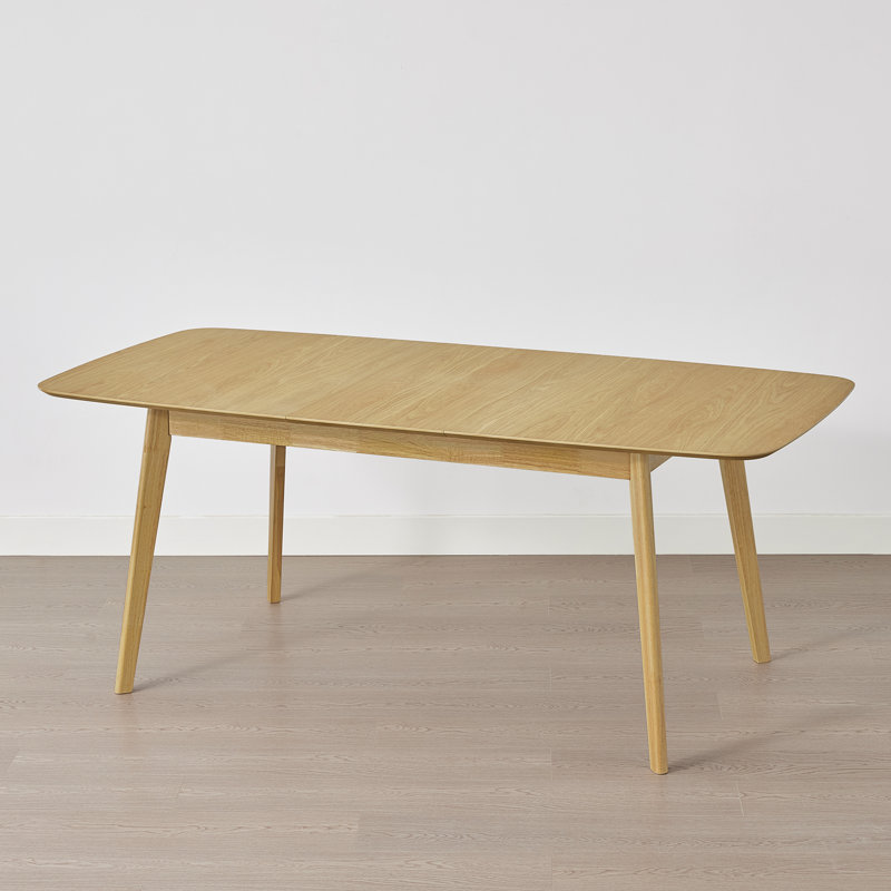 Table de salle à manger extensible 59 à 75 po, Chêne, H 29,5 po x L 59,1 po x l 35,4 po