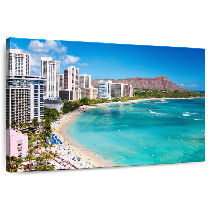 Gillard bleu Waikiki Gillard, H 20 po x l 30 po