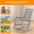 1pc Kailan Plastic Rocking Gliding Adirondack Chair-1525047676