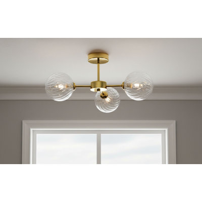 Glass Flush Mount