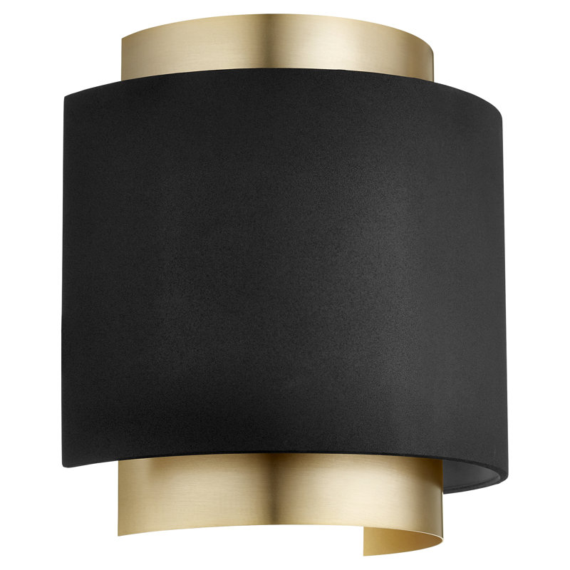 Plafonnier encastré à 1 lumière à intensité variable Oakhaven, Noir