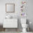 Sorbus Wall Mounted Floating Shelves for Wall Décor - Medium 16.25 Inch, 4 Pack, White-931957339-931957337