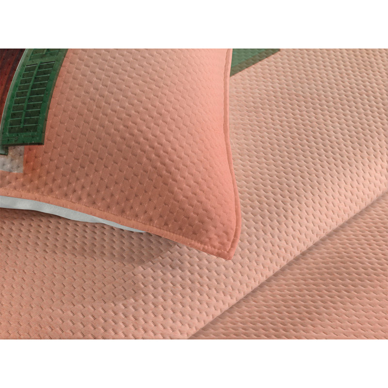 Traditional Polyester Coverlet, King Bedspread + 2 Shams