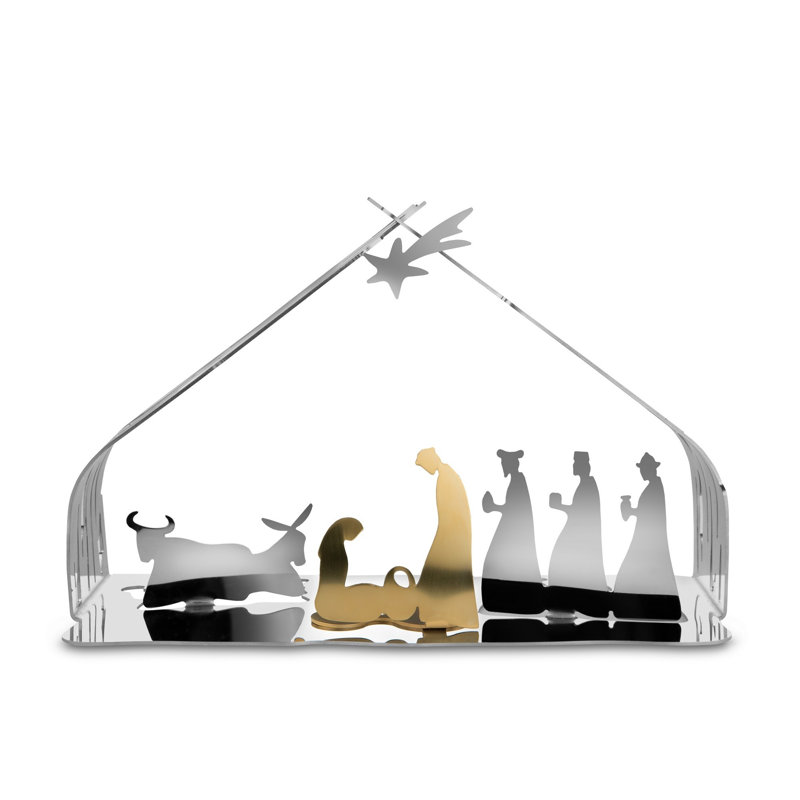 Bark Christmas Nativity Set, Steel