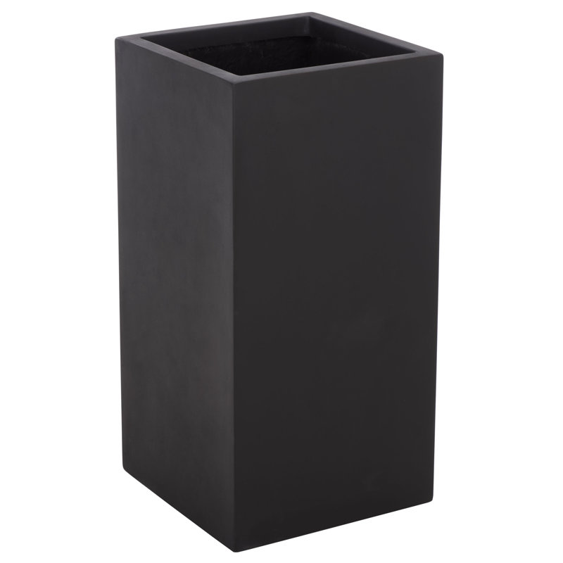 Powell Pedestal Planter, Black