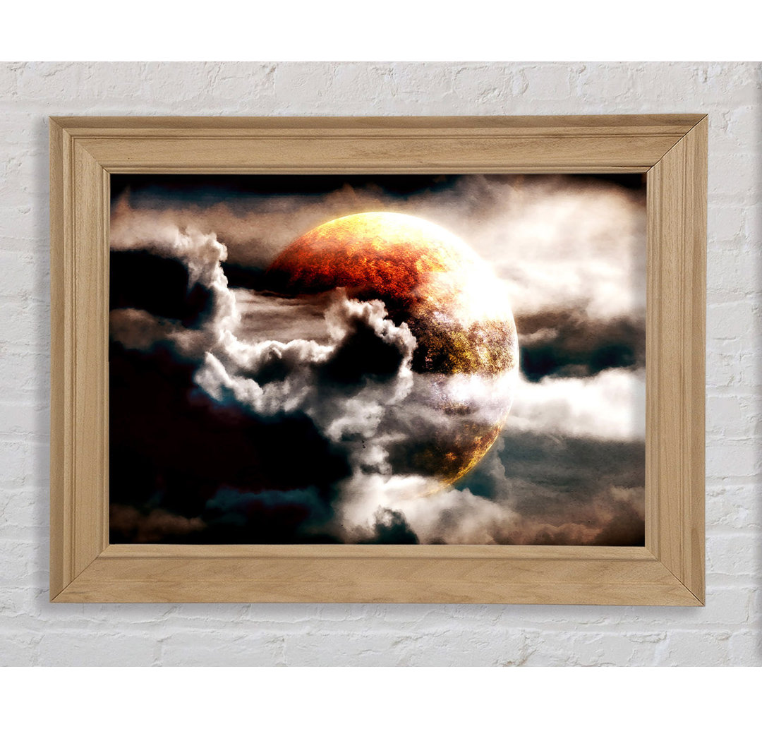 Planet in the Clouds - Bilderrahmen Kunstdrucke