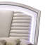 Grand lit Sam avec lumières DEL, rangement, similicuir capitonné blanc-117559504-117559505