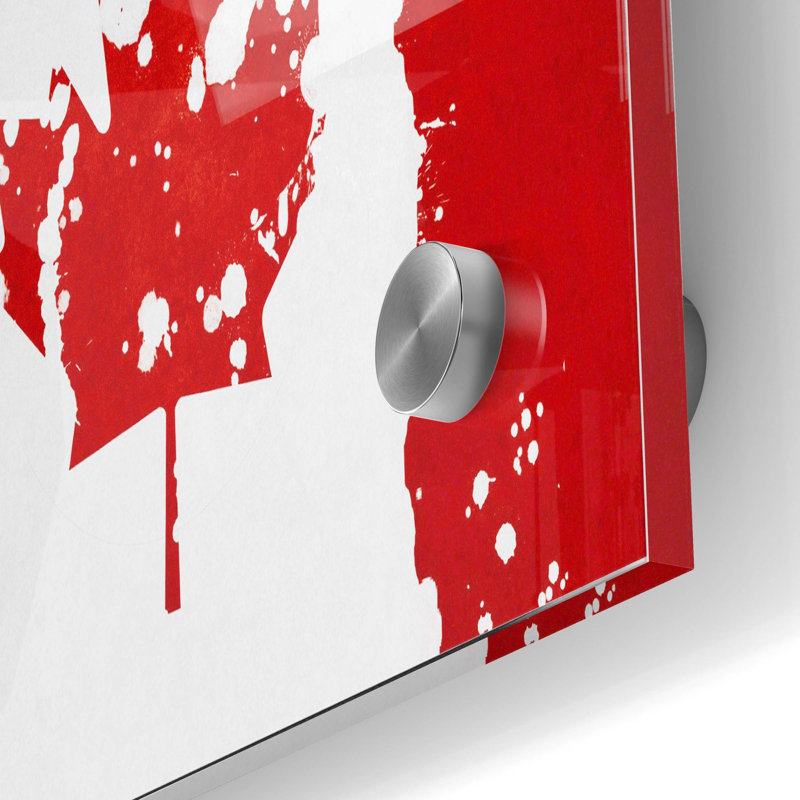"Canada" Acrylic Glass Wall Art, 24" H x 36" W x 0.2" D