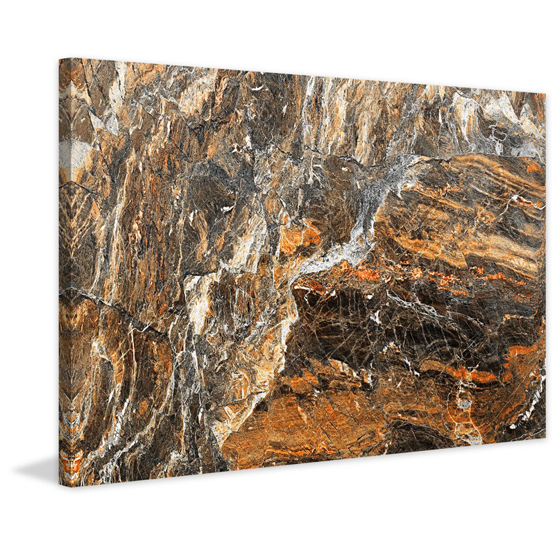 « rouille rock », reproduction d’art sur toile tendue, H 40 po x l 60 po x P 1,5 po