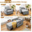Fauteuil futon simple de 38 po de large Cherese