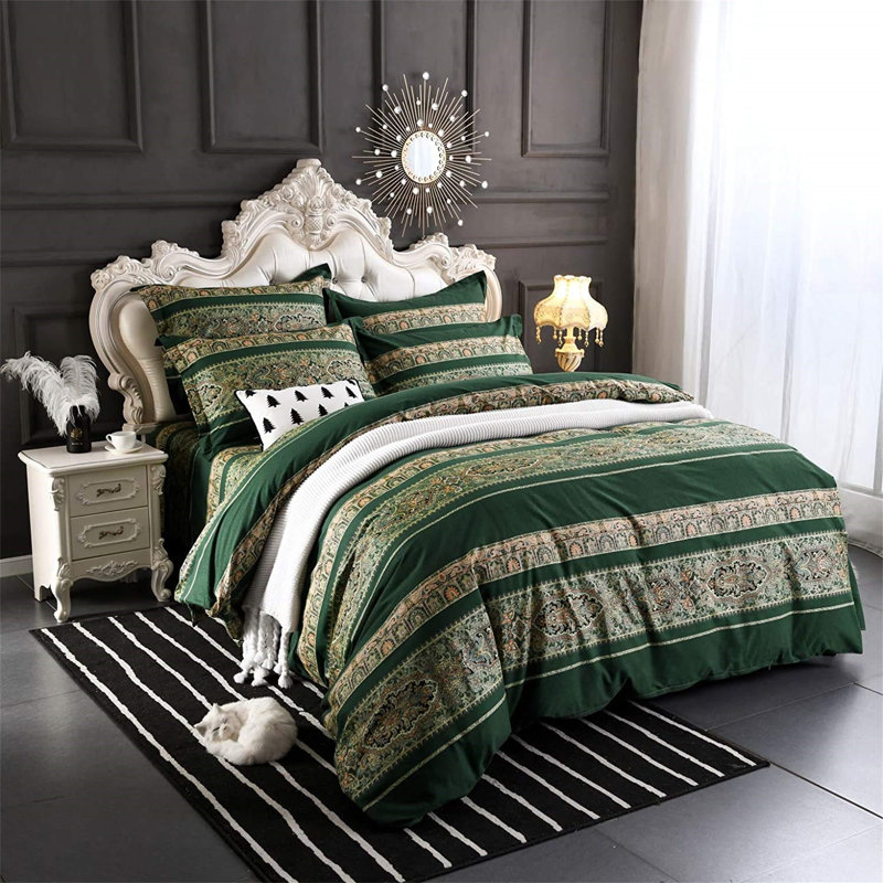 Arelli Striped Duvet Cover with Pillow Shams