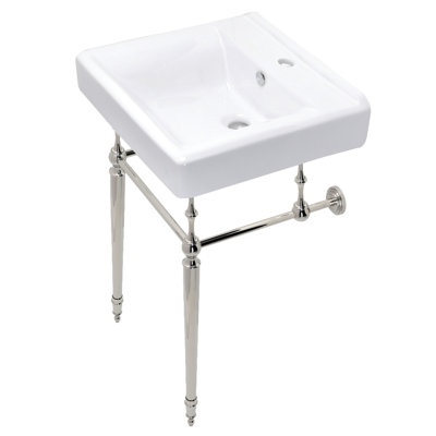 Lavabo de salle de bain console Edwardian