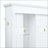 Elegant APP Controlled LED Light Hall Tree With 9 Hooks, Roman Column Design  Storage Bench With 3 Cabinets, Farmhouse Entryway Organizer With Shelves For Hallway-246867311