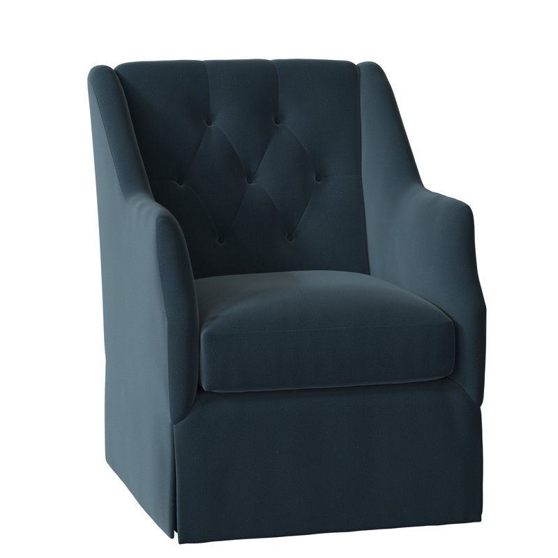Fauteuil capitonné l 27,5 po Claudette, Lagon Margaret