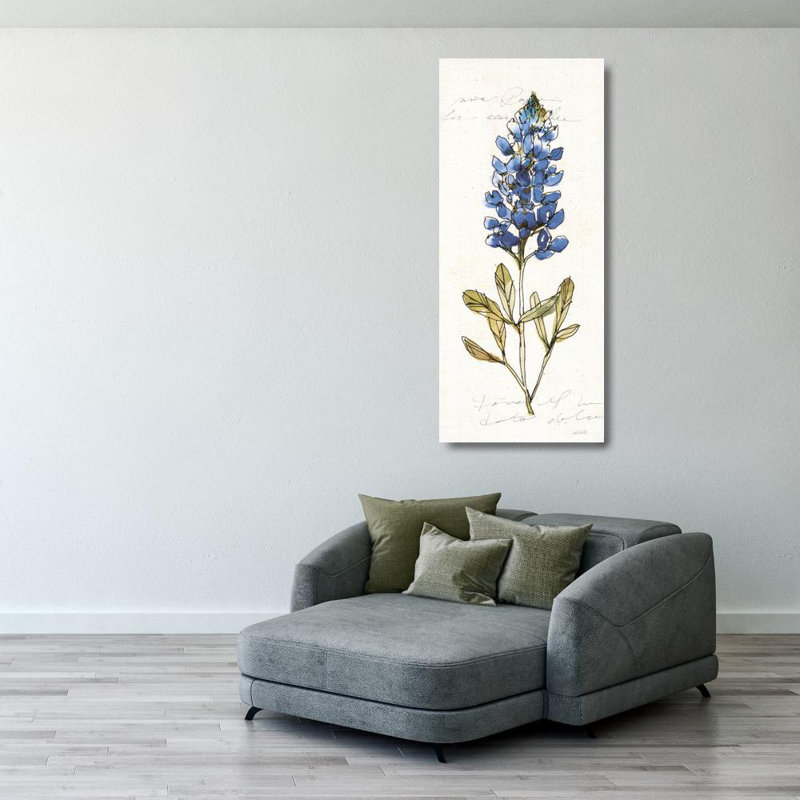 Texas Bluebonnet IV, 40" H x 17" W