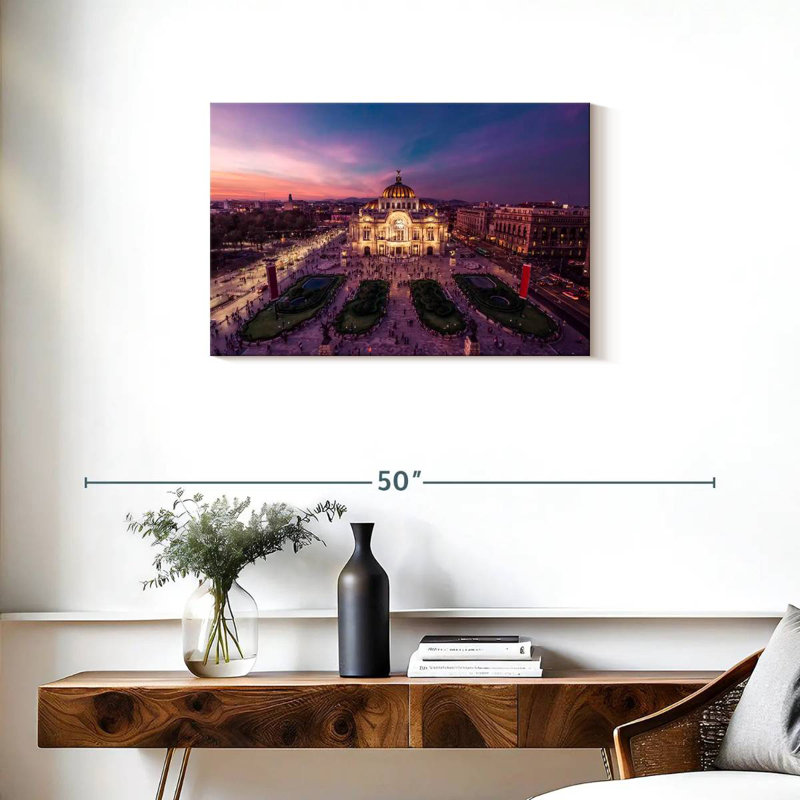 Sirci sombre Palacio De Bellas Artes, H 20 po x l 30 po