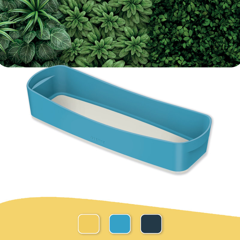 Leitz Cosy Polysterene Decorative Bin, Blue
