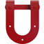 Cintre à rouleau en fer à cheval de qualité supérieure avec boulons pour porte de grange pour portes de 1 3/4 po-1235875918