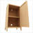 Cabinets | Freestanding Floor Storage Cabinet with Door and Shelf, Space-Saving for Multi-Room Small Space Use | Walnut Brown | Scandinavian