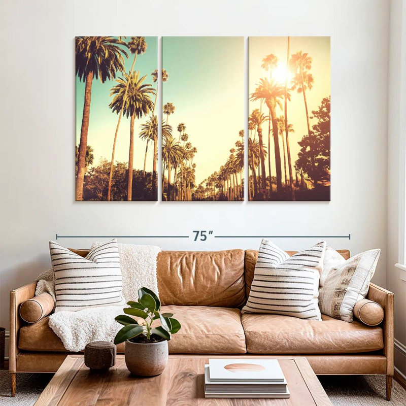 Kavia Sunny Palm Avenue, H 42 po x l 65 po
