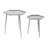 Set Of 2 Hexagonal Side Tables
