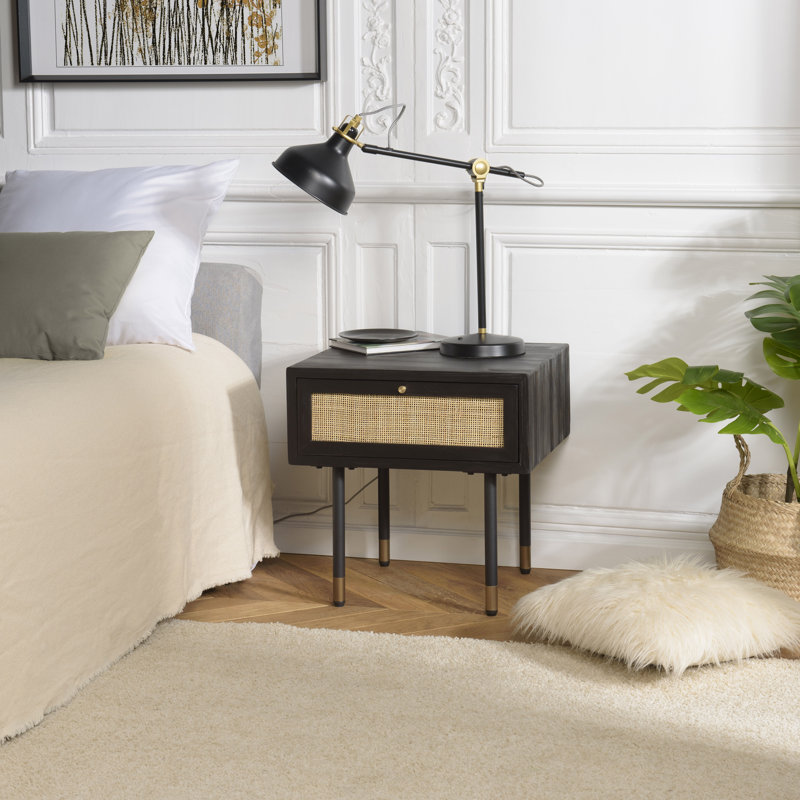 McKail 50cm W Bedside Table