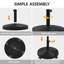 25.3kg Free Standing Umbrella Base with Wheels