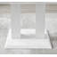 Edzard Double Pedestal High Gloss Dining Table Set with 4 Luxury Velvet Dining Chairs