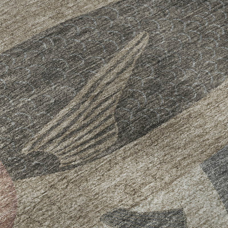 Tapis de qualité supérieure lavable à la machine Mayfield AMF2447, Gris, 1 pi 8 po x 2 pi 6 po