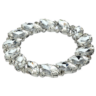 5" Jewel Candle Wreath Ring. 3.5"D