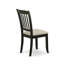 Ensemble de table de salle à manger 9 pièces comprenant une table de cuisine rectangulaire avec rallonge papillon et 8 chaises de salle à manger en tissu de lin, noir-2077215403-2134167097-2124292335