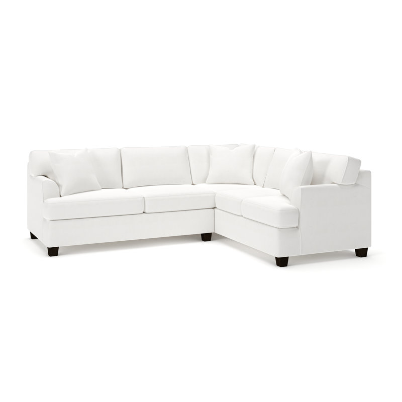Canapé modulaire Conradina, Orienté à droite, Natté lueur lunaire Drusky Sustain®