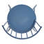 Chaise d'appoint en métal Johanna-1096465006