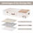 Large Under Bed Storage Containers With Handles And Label Holder, 2 Pack Ultra-Thick Fabric Underbed Bins, Closet Organizer For Clothes, Blankets, Sweater