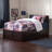 Daurice Solid Wood Platform Bed with Panel Footboard & Storage Drawers-364139124-352388108