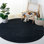 Tapis noir Aurya